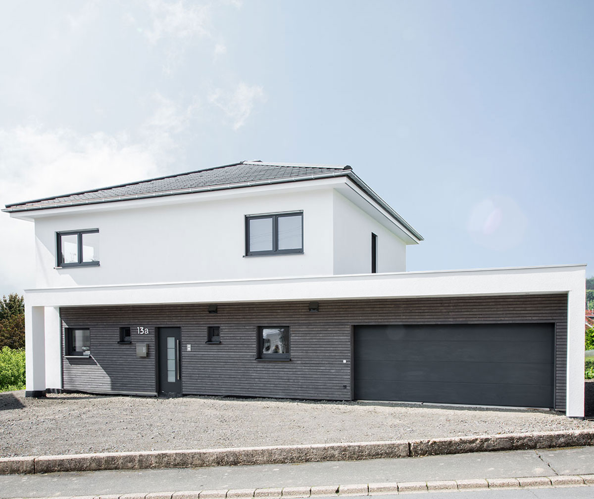 Holzbau-Dahm, Holzrahmenbau, Rhombusleisten aus Lärche (Zimmerei, Holzhaus, Bedachung, oekologisch Bauen)